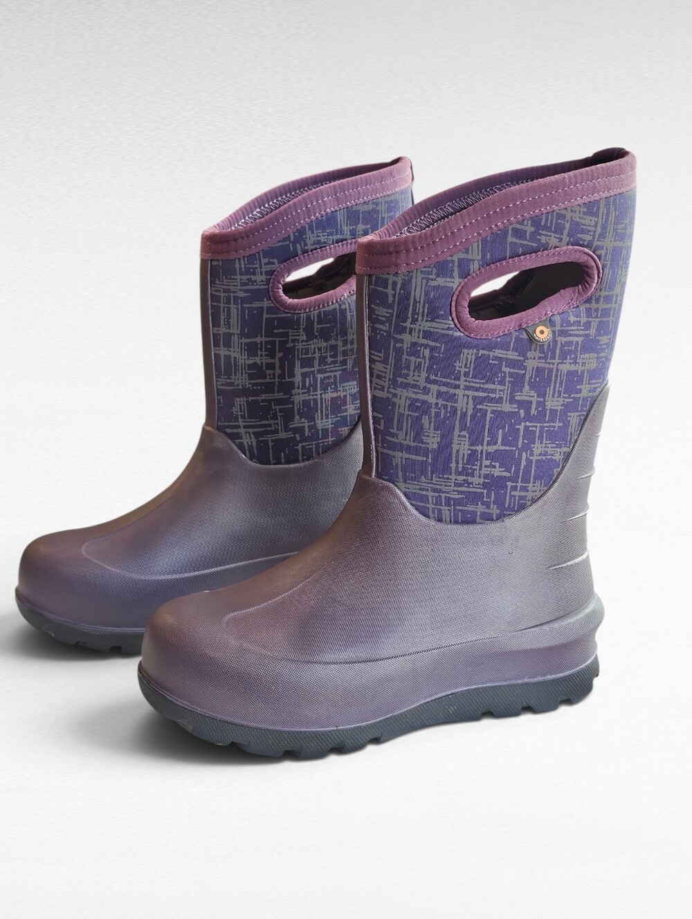Bogs Neo-Classic Amaze Boots Purple Size Youth 2
